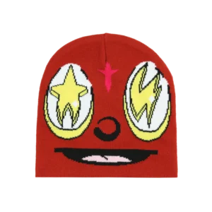 Star Bolt Glo Beanie (Red)