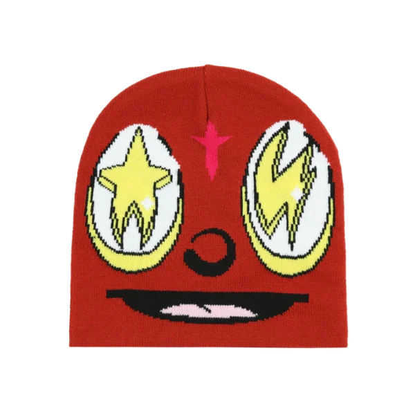 Star Bolt Glo Beanie (Red)