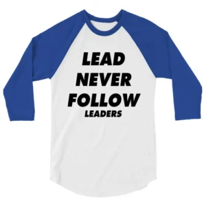 Chief Keef Lead Never Follow Leaders Shirt White-Royal