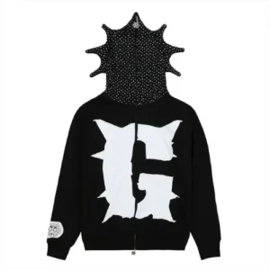 Glo Gang Rhinestone Hoodie Black