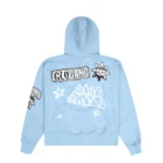 Glo Gang Star Child Zip Up Hoodie (Blue)