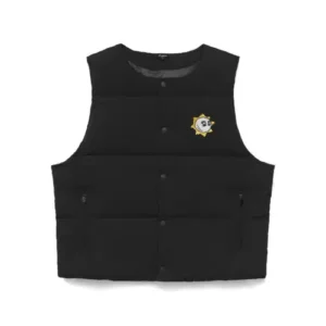 Malbon x Gloryboyz Puffer Black Vest