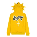 Yellow Glo Gang Zip Up Hoodie